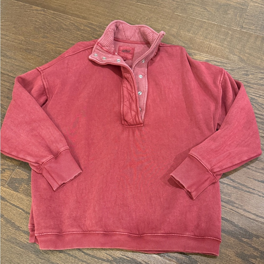 Women’s Aerie Getaway Quarter Snap Sweatshirt size small